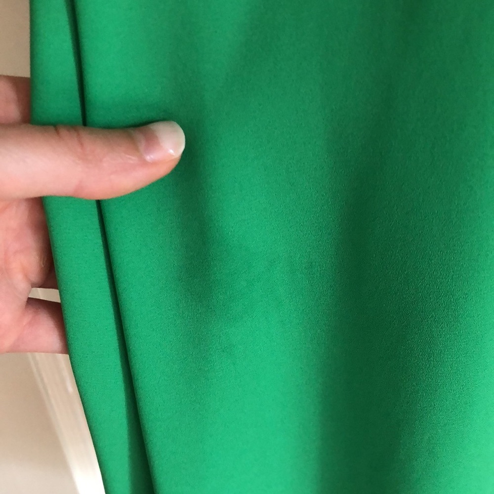 BCBG MAXAZRIA One Shoulder Green Dress Size 06 - Picture 10 of 14